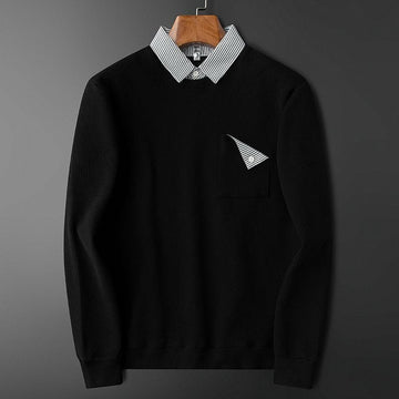 Primum Men's Royal Legacy Embroidered Collar Sweatshirt
