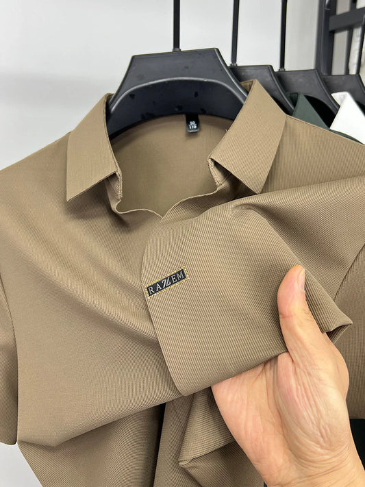 ZAGIN Premium Textured Polo T-Shirt