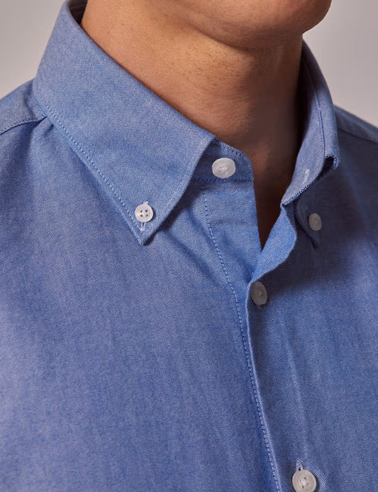 Sky Blue 100% Oxford Cotten Shirt