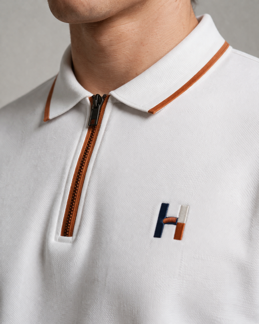 Premium Half-Zip Polo Sweatshirt for Men