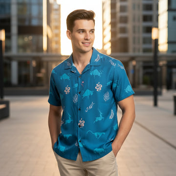 Ocean Breeze Printed Shirt