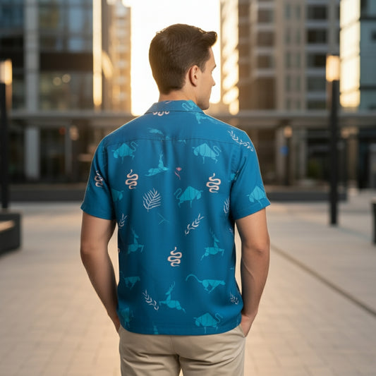Ocean Breeze Printed Shirt