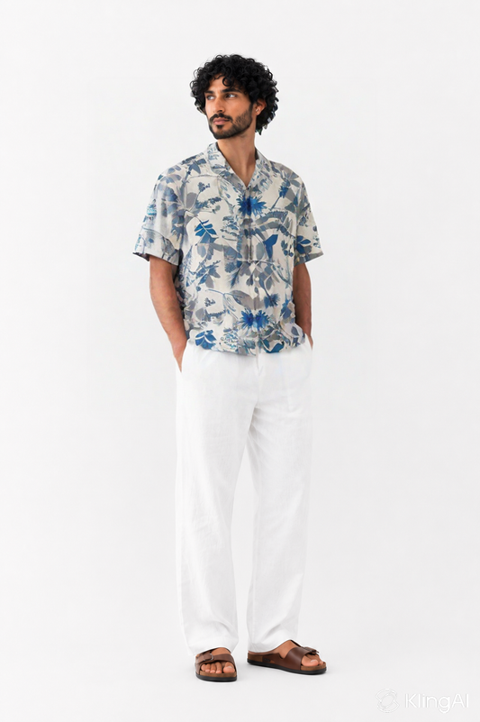 Botanical Print Shirt