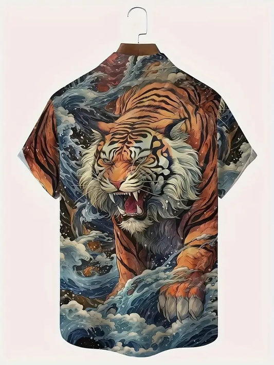 Raging Tiger Great Wave Shirt