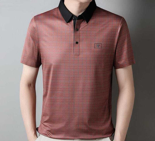 Lavish Contrast Men's Polo T-Shirt (Multi-Color)
