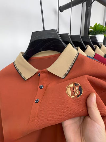 Smart Casual Men's Rust Polo T Shirt
