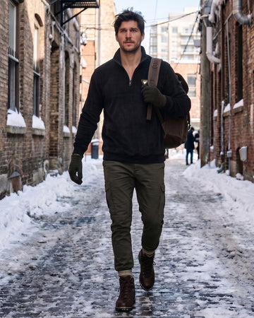 Men’s Imported Fabric Regular Fit Winter Pullover