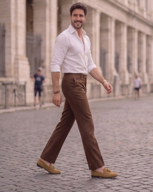 Bootcut Brown Pant