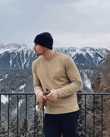 Men’s Imported Thermal Waffle Knit Winter T-Shirt