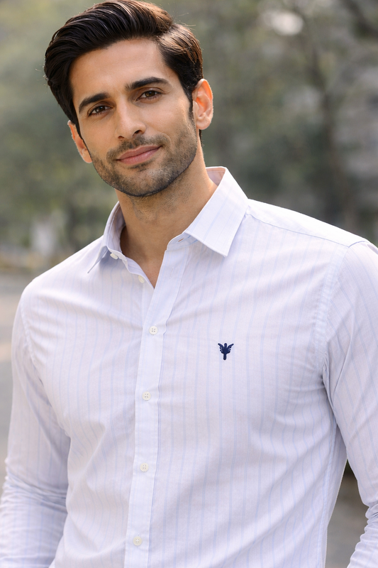 Casual Striped Mens shirt