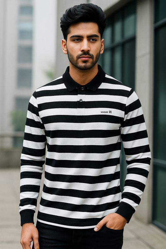 VOGUE Stride Embroidered Polo T-Shirt