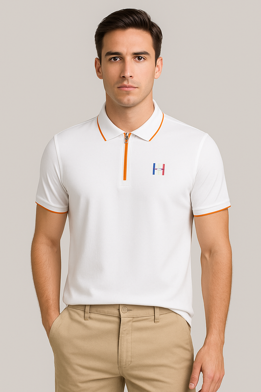 Heritage Luxe Half Sleeve Polo TEE