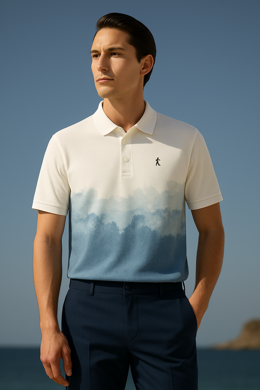 Skyline Gradient Polo T-Shirt