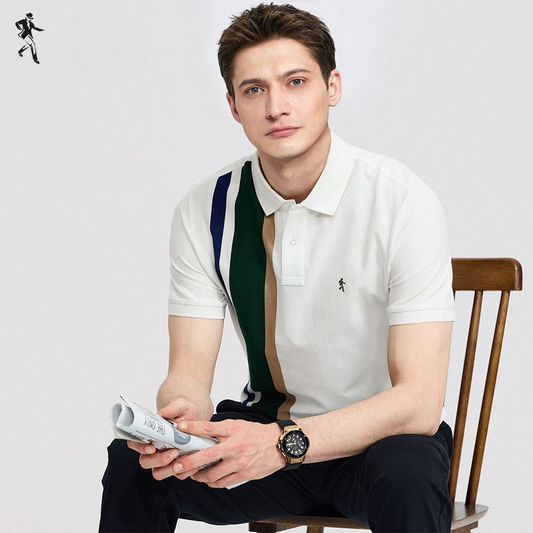 Imported Modern & Stylish White-Dark Green Polo T-Shirt