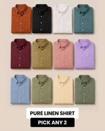 Pure Linen Shirt combo 2