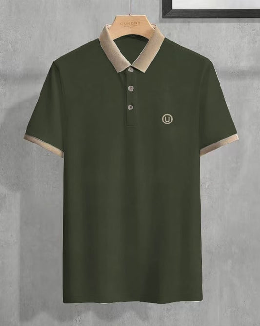 U LOGO SPECIAL POLO T SHIRT