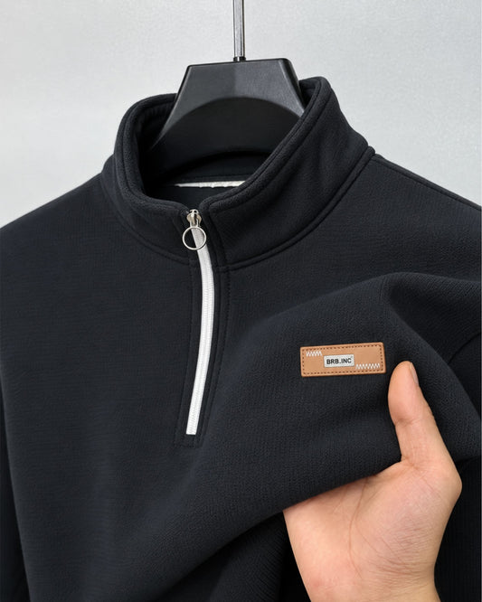Premium High Neck Sweatshirt