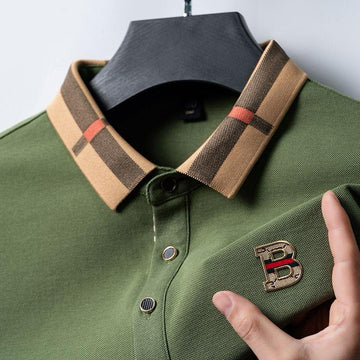 Heritage Check Collar Polo T-Shirt