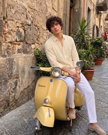 Light Sand Linen Shirt