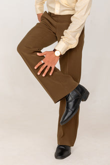 Bootcut Brown Pant