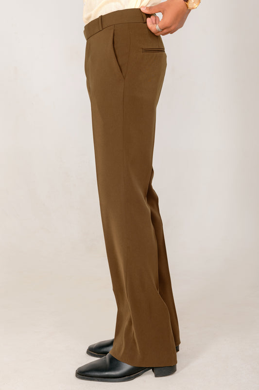 Bootcut Brown Pant