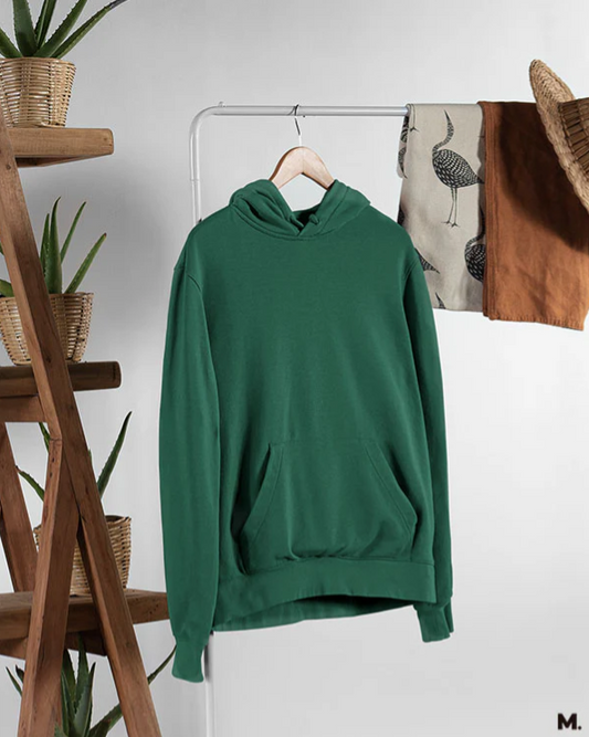 Dense AirJet Green Fleece Hoodie