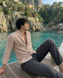 Soft Check Linen Shirt