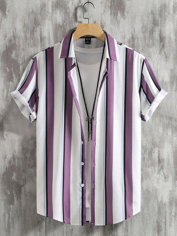 Densetrend LINE Print Imported Shirt