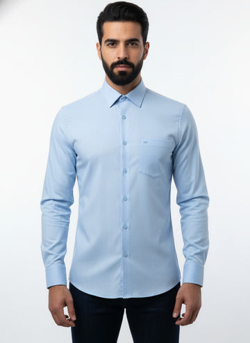 Men’s Classic Light Blue Formal Shirt
