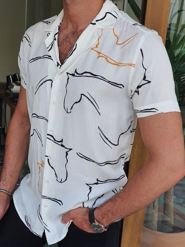 Abstract Stallion Outline Shirt