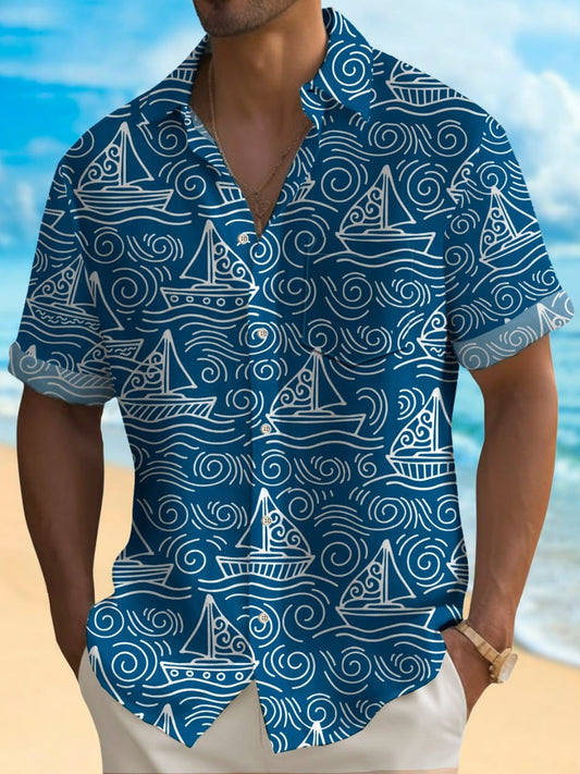 Ocean Wave Outline Shirt