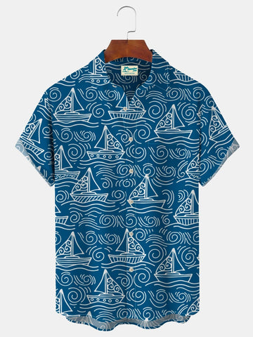 Ocean Wave Outline Shirt