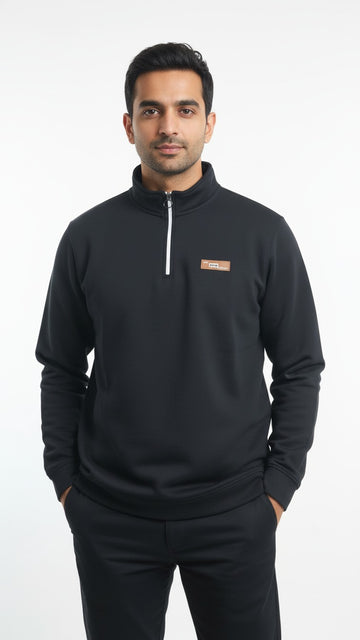 Premium High Neck Sweatshirt