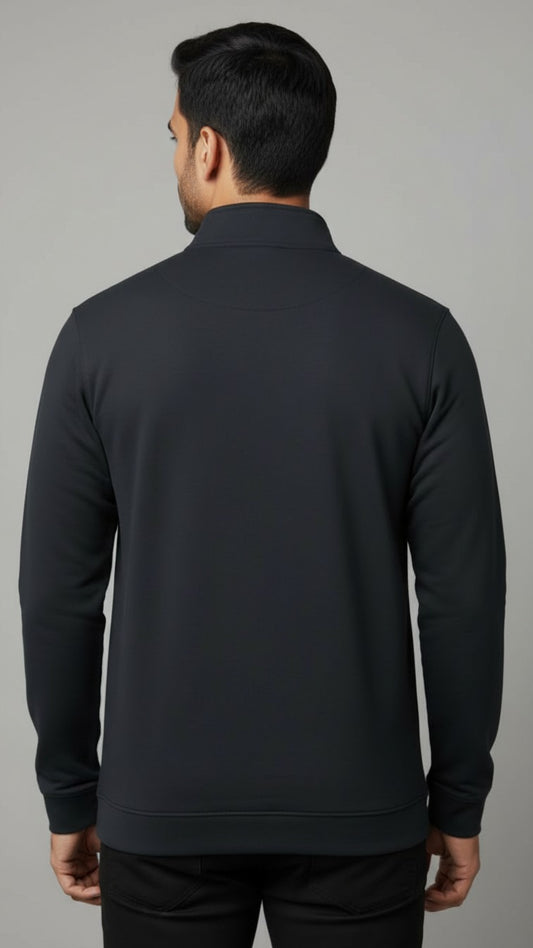 Premium High Neck Sweatshirt